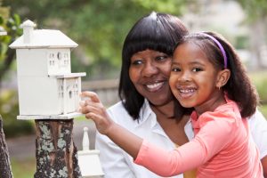 photo of african american girl with african american woman