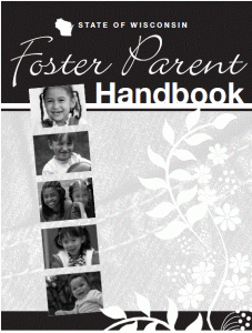 picture of the cover of the State of Wisconsin Foster Parent Handbook