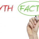 Myths and Facts opposition written on whiteboard